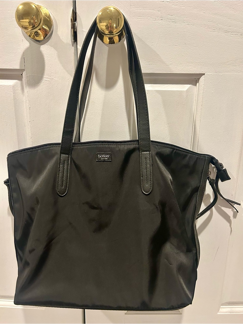 Botkier Black Tote Bag with Dual Shoulder Straps 12”x17”